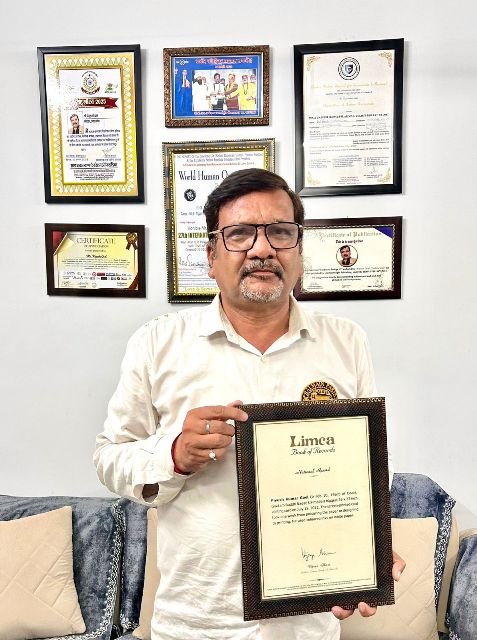 Piyush Goel Award Certificate